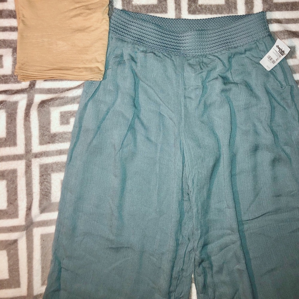 Baby Blue Palazzo Pants